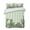 Light Green, variant on Quilts Twin Size Bedding Set, Green Cactus Tropical Lightweight Quilted Comforter, Grey Wooden Summer Soft Reversible Bedspread Coverlet with Pillow Covers for All Season, 68" x 86"