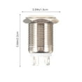 thumbnail image 2 of 2pcs Door Bell Ringer Button Self-resetting Button Led Light Doorbell Button, 2 of 8