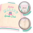 thumbnail image 4 of Barbie Girls Bomber Jacket, Zip-Up Bomber Jacket for Girls, Girl Power Outerwear, Varsity Jacket for Girls (Size 2T-6/6X), 4 of 11