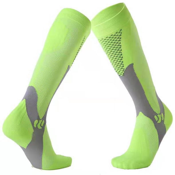 Calcetines elásticos de compresión mágica para hombres y mujeres, calcetines de ciclismo, calcetines de fútbol, deportes al aire libre