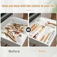 thumbnail image 5 of Clear Drawer Organizer Set for Kitchen Storage, 5 of 9