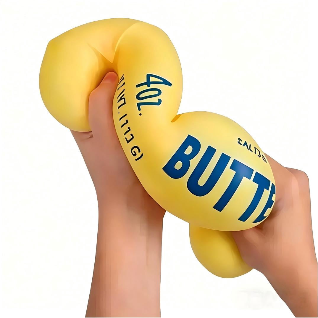 2026 New Butter Squishy 14oz Jumbo Squishy Stick of Butter - Realistic Slow Rising Food Fidget for Stress Relief & Anxiety Relaxation
