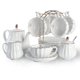thumbnail image 1 of Set de té Sweejar British Royal Series, 240 ml, tazas y platillos, 6 unidades, 1 of 6