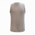 thumbnail image 4 of HCNTES Men's Eversoft Cotton Sleeveless T Shirts, Breathable & Moisture Wicking with Odor Control(Grey,XL), 4 of 5