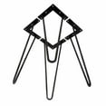 thumbnail image 6 of TCMT 30" Hairpin Table Legs Heavy Duty Set Of 4 Solid Iron Legs For Furniture Dining Coffee Table Laptop Desk Bench with Screws Φ 3/8" Black, 6 of 10