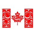 thumbnail image 1 of 3 x 5 ft Canadian Indigenous Flag - Canadian Souvenirs - Thick Polyester Native Canadian Flags with Brass Grommets for Native Canadian, 1 of 1