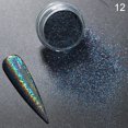 thumbnail image 1 of Polvo de uñas de espejo Moonlight, pigmento de efecto metálico fino de brillo plateado, esmalte de Gel UV, polvo cromado, decoraciones de uñas Aurora, 1 caja, 1 of 4