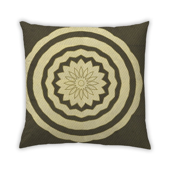 Ahgly Company Outdoor Square Contemporary Throw Pillow, 18 inch by 18 inch