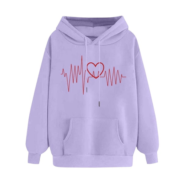 Fuera Del Hombro Manga Larga Tops para las Mujeres Impreso Sudadera con Capucha Cuello Redondo Sudadera Casual, Invierno Cálido Top para el Club de Trabajo Y el Uso Diario