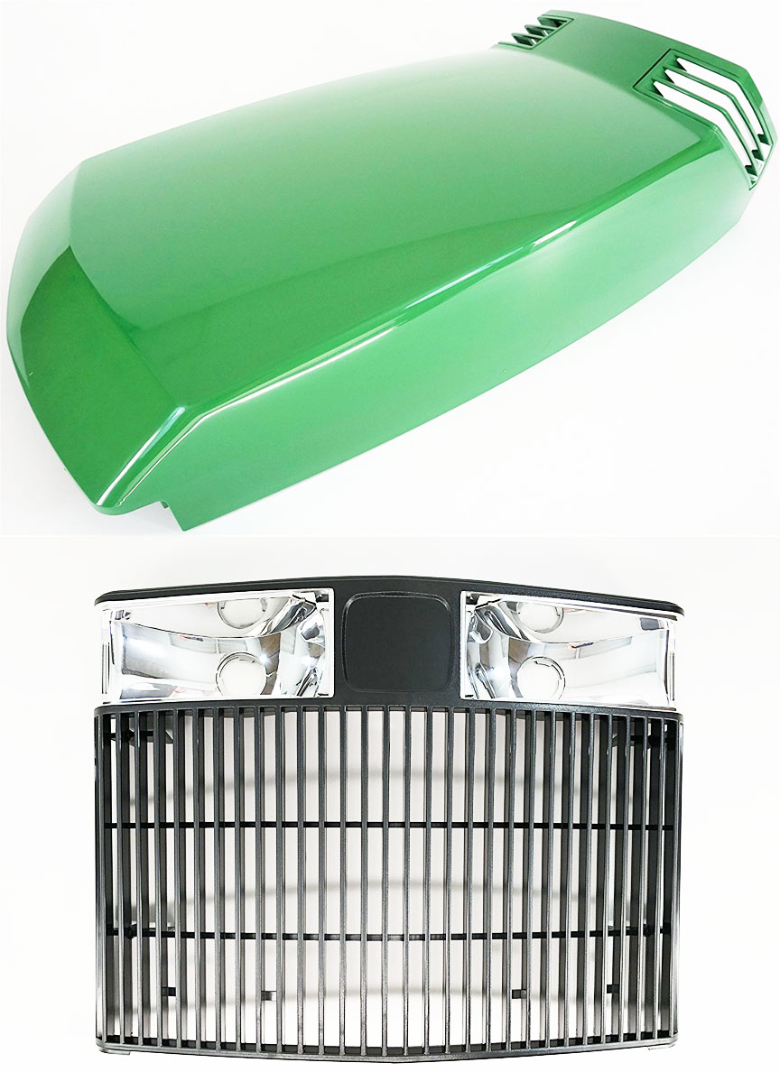 Hood and Grille Replaces John Deere AM132526 M110378 Fits LX172 LX173 LX176 GT242 GT275 - image 1 of 7