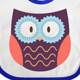 thumbnail image 4 of Inktastic Owl Boys or Girls Baby Bib, 4 of 4