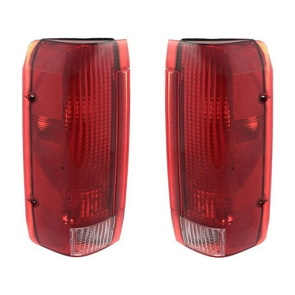 Rear Tail Light Set - Compatible with 1990 - 1996 Ford F-150 1991 1992 1993 1994 1995