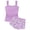 Purple, variant on Leey-World Big Girls Swimsuits Girls Swimsuit 2 Piece Crisscross Back Tankini Sets Ruffle Bathing Suit with Swim Shorts Teen Swimwear(Purple,9-10Years)