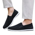 thumbnail image 3 of DPTALR Hommes Garçons Espadrilles Décontractées Sport Course Respirantes en Toile Unie à Enfiler, 3 of 9