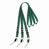 Uxcell 3 Pack Dark Green Lanyards for Keys, Breakaway Lanyard for Men and ID Badges Holder