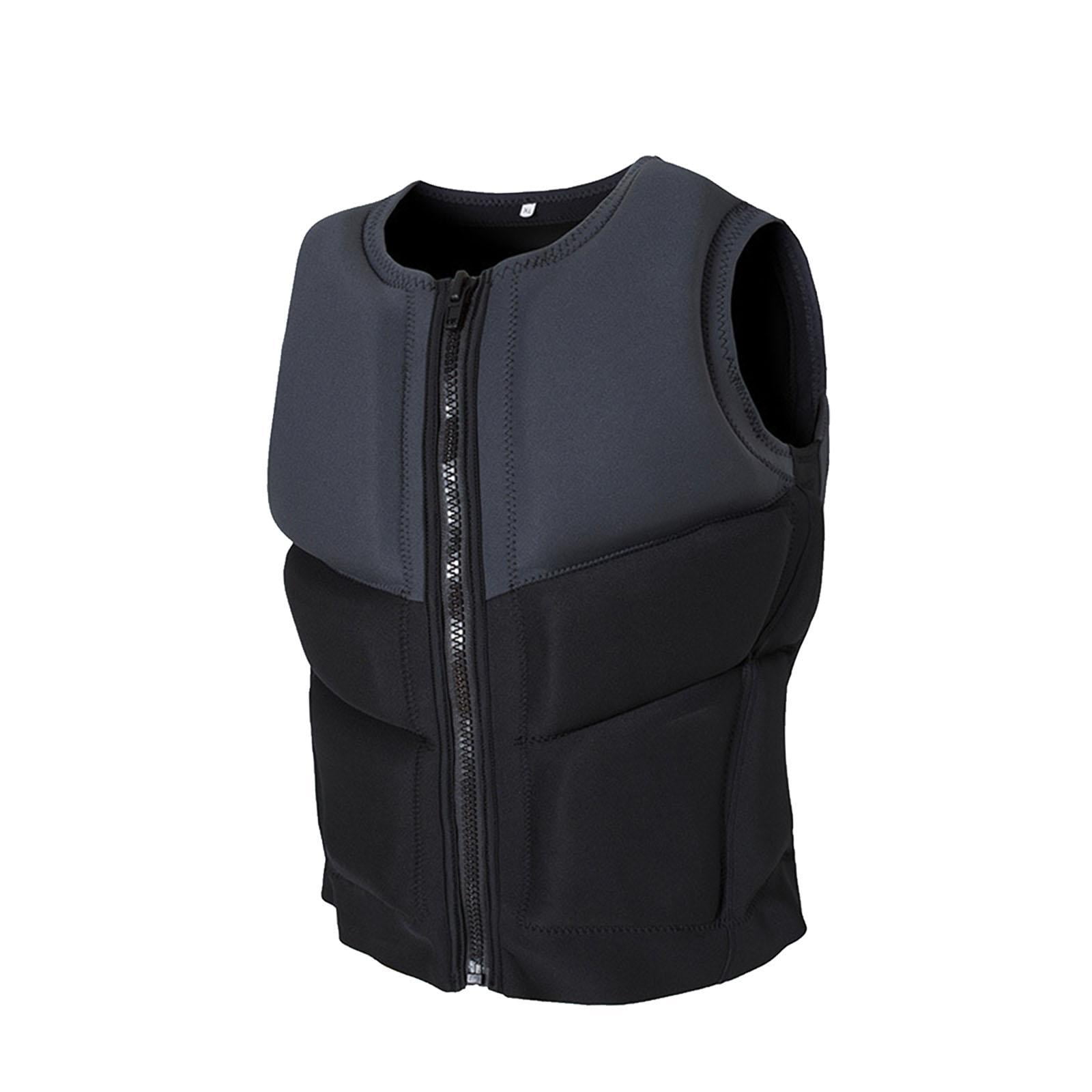 DimyFew Life Vest Waistcoat Compact Portable Multipurpose Boating Vest Water Sports Vest M
