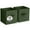 Dark Green, variant on Sorbus 13" Foldable Fabric Storage Cube Bin, Gray (2 pack)