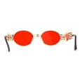thumbnail image 4 of Dragon Emblem Arm Metal Oval OG Sunglasses Gold Red, 4 of 4