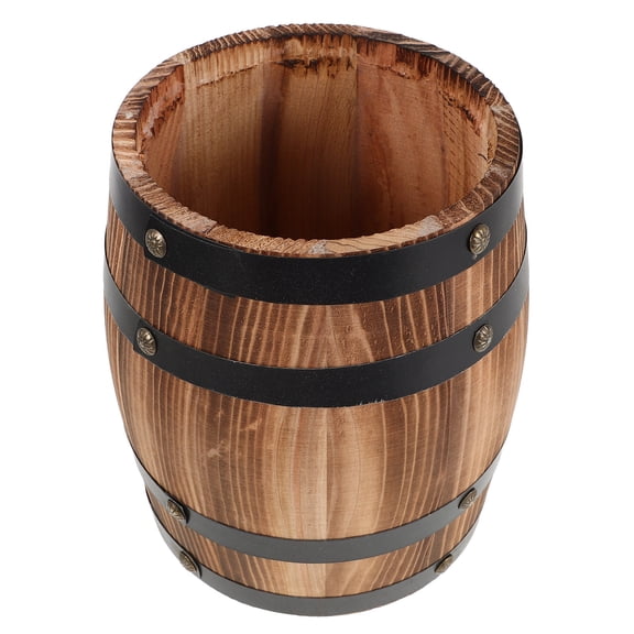 OUNONA Vintage Wood Utensil Organizer Light Brown for Dining Table Kitchen Drawer Storage Holder