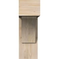 thumbnail image 2 of Ekena Millwork 7 1/2"W x 22"D x 22"H Thorton Block Smooth Bracket w/ Offset Brace, Douglas Fir, 2 of 25