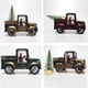 thumbnail image 5 of Adornos de tractor de conducción de Papá Noel, linternas de viento de inyección de agua, lámparas de aceite, adornos de decoración de mesa, modelo de coche de camión de metal, luz LED para decoración de mesa navideña (verde) ER, 5 of 5