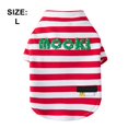 thumbnail image 2 of L Camisas de algodón para perros pequeños y grandes, camisetas a rayas de Rugby, camisa suave y transpirable para perros, ropa para mascotas, 2 of 5