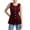Red, variant on TYGHBN Women's Sleeveless Knit Cardigan Lightweight and Stylish for Summer 3x Workout Tops Muscle Shirt Womens 40 Top Birthday Women 4xl Tops for Women plus Size Women Top Top Women Baseball Mom Tops