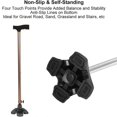 thumbnail image 3 of Cane Tip Self-Standing Non-Slip Four-Base 4- Replacement Foot for Cane, Four-Legged Cane Foot Cover,2 PCS, 3 of 5
