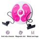 thumbnail image 5 of Rosa Cordón Media Imán Cintura Disco Imán Máquina en El Equipo Fitness Ejercitador Cintura Máquina Entrenamiento Cintura Rotatoria para Mujeres (Rosa), 5 of 9
