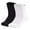Black-White, variant on 6 Pairs Womens Crew Socks Size 6-11 - Lightweight Thin Casual Socks for Women, Breathable Cotton Blend Calf Length Socks Birthday Valentine's Day Christmas Gift for Mom Sisters Besties
