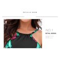thumbnail image 5 of Conjunto de tankini push-up con espalda cruzada y estampado de blusa para mujer,xl Feliz Sencillez, 5 of 5