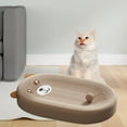 thumbnail image 1 of Sofá para rascar gatos Salvador con pelota de juego y tabla resistente al desgaste Pequeño, 1 of 10