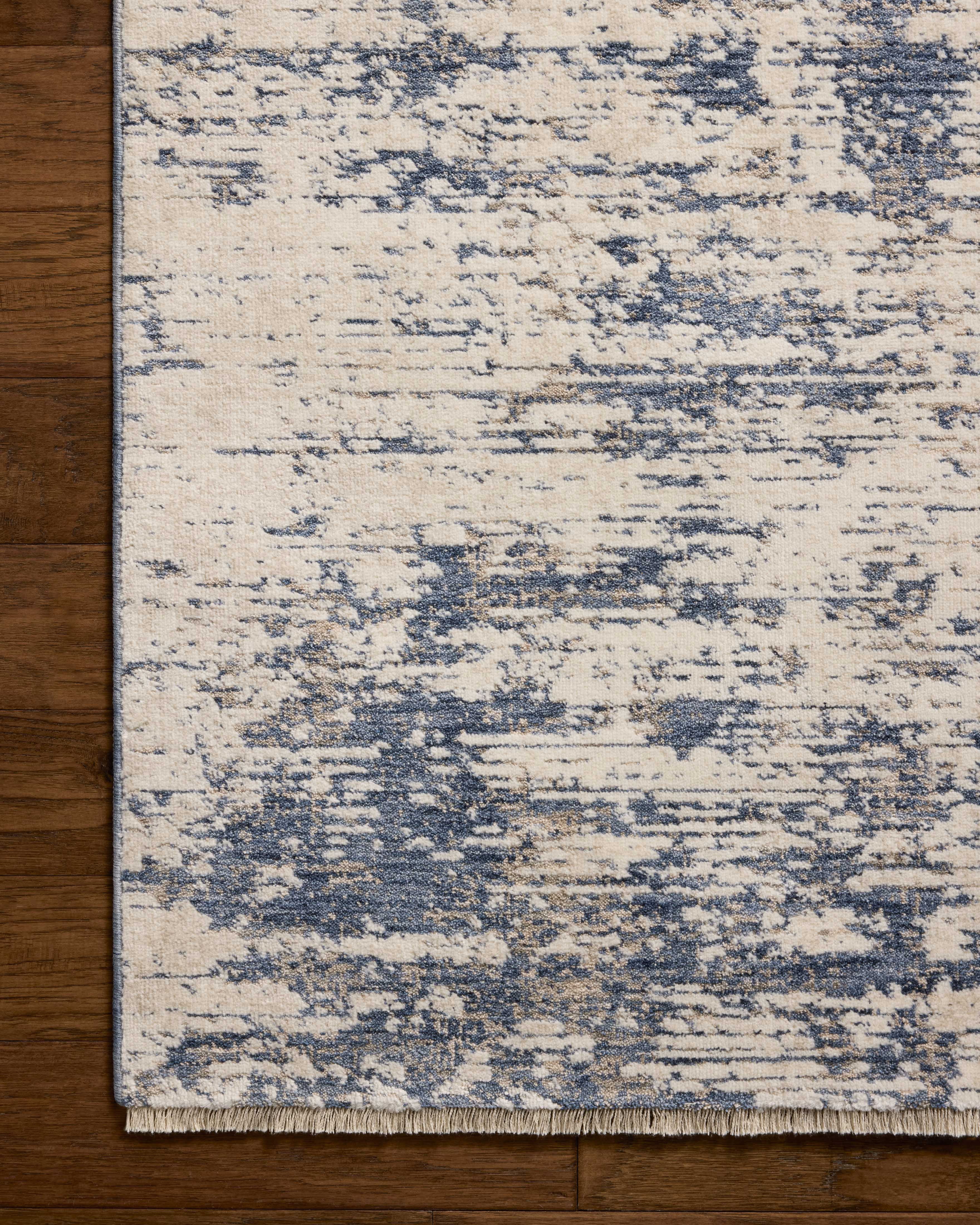 Loloi Nellie Dove / Blue 18" x 18" Sample Area Rug