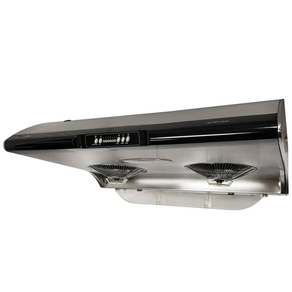 Crown 30" Stainless Steel Under Cabinet Range Hood - 750 CFM Powerful Range Hood with Auto-Cleaning Function - Perfect for Cooktop & Stove Ventilation | AFG-AC/SS