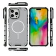 thumbnail image 4 of Case For IPhone 16 Pro [Compatible With MagSafe] Military Grade Airbag Anti Fall Protective Solid Color Phone Case,Grey,For iPhone 16 Pro, 4 of 8