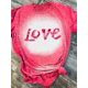 thumbnail image 1 of Camiseta con estampado de amor teñido anudado a la moda Tmvgtek Para estrenar, 1 of 2