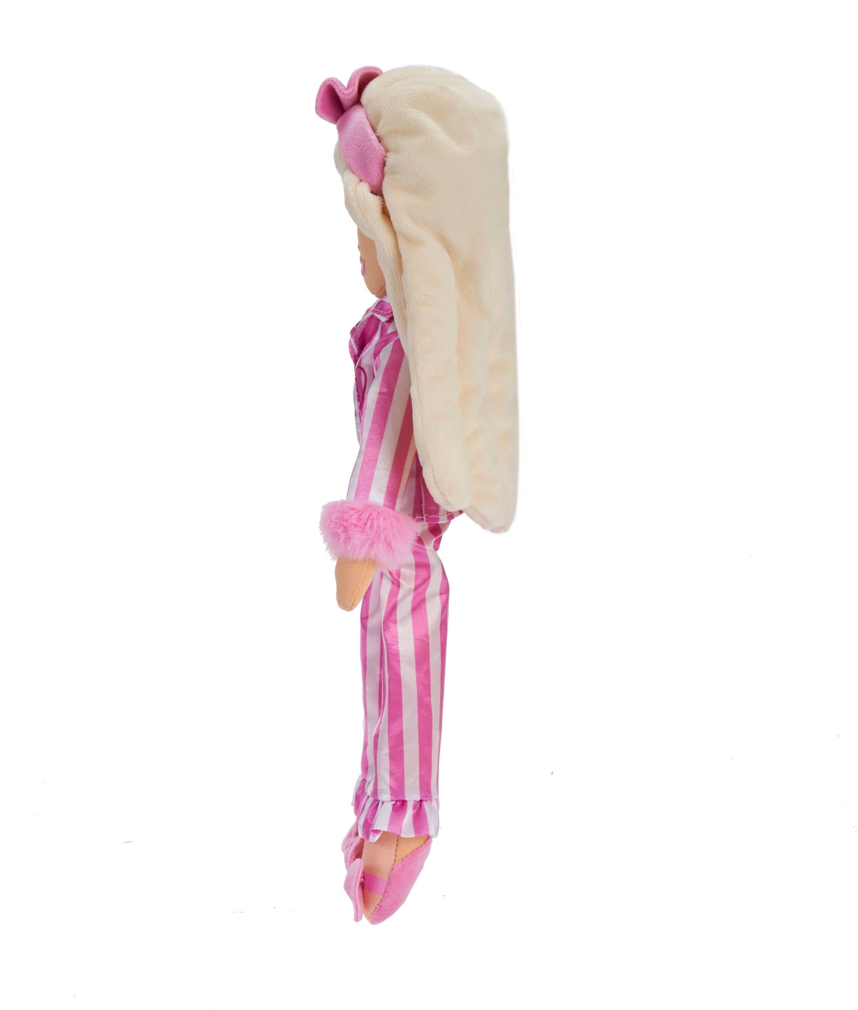 Sweet Dreams Barbie “Malibu” Plush Soft Doll in Bedtime Outfit with Bow Headband, 13.5 Inch  (图5) Sweet Dreams Barbie “Malibu” Plush Soft Doll in Bedtime Outfit with Bow Headband, 13.5 Inch  (图5)