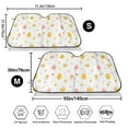 thumbnail image 3 of Haiem Funny Chicken Car Windshield Sun Shade - Blocks UV Rays Sun Visor Protector, Sunshade to Keep Your Vehicle Cool, Universal Fit SUV Van Sedan-Medium, 3 of 7
