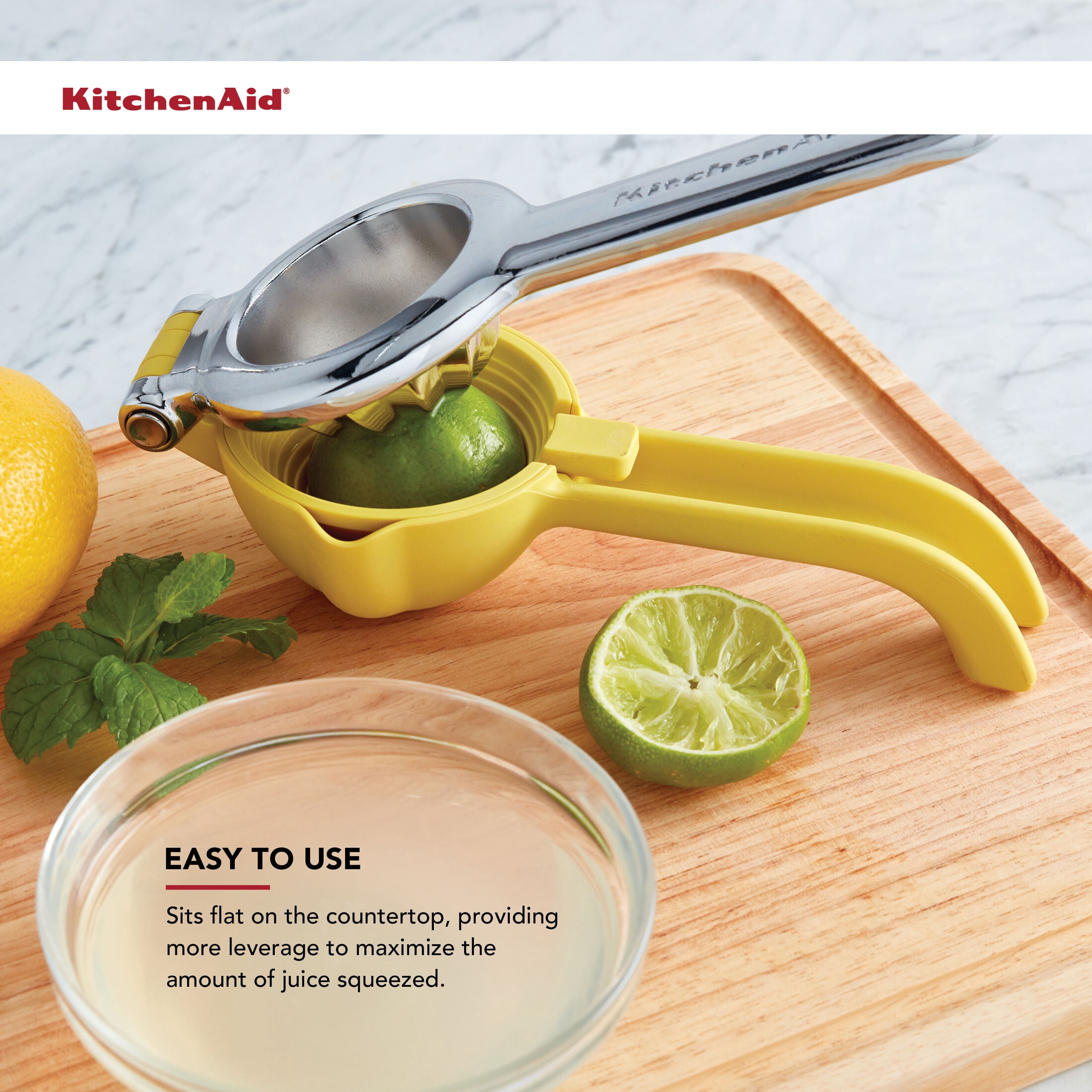 KitchenAid Aluminum Manual Lemon Citrus Press and Juicer
