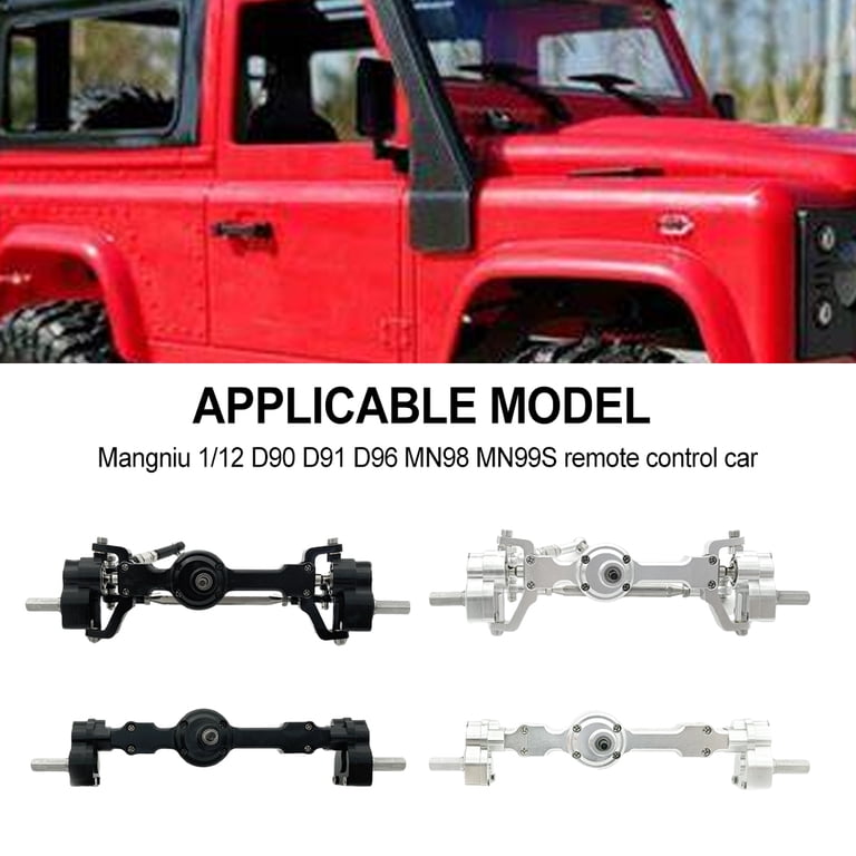 Drive Shaft Set For MN98/MN99S 1:12 RC Cars - Front & Rear Steel Shafts With Wrench & Screws