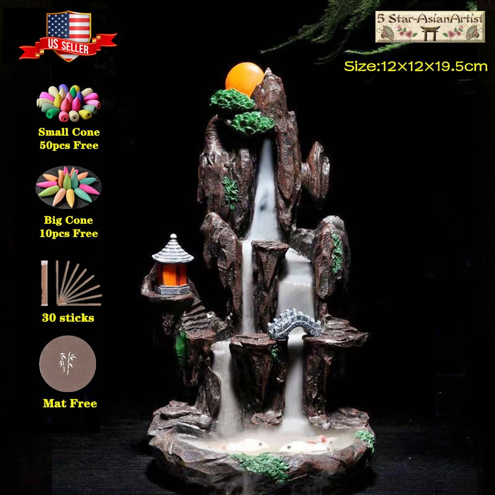 incense waterfall cones