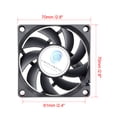 thumbnail image 2 of Unique Bargains 70mm Case Fan High Speed CPU Cooler 70 mm PWM Cooling Fan w 4-Pin Connector, 2 of 5