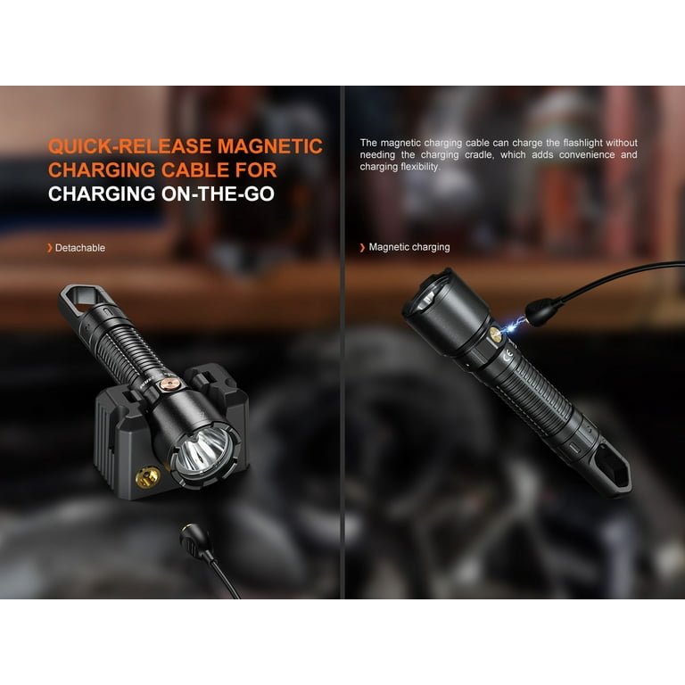 fenix flashlight charging PD35R Compact Rechargeable Tactical  Fenix Store the WF26R will keep up with your most demanding tasks. Fenix TK21R Tactical Flashlight, 3600