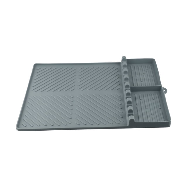 Oven Tool Pad Silicone Protective Pad Dustproof Cleaning Pad Bbq Insulation Pad Grey