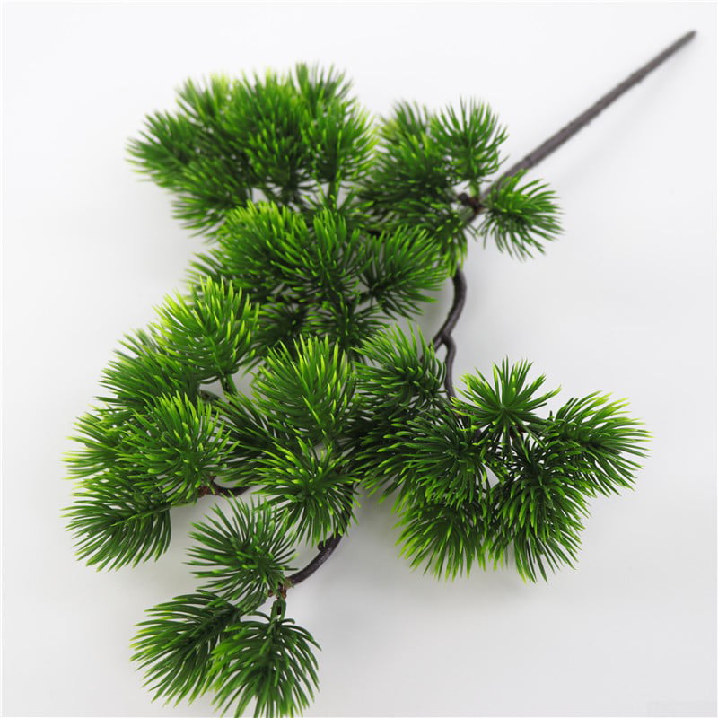 Artificial Fake Pine Tree Branches Simulation Green Plant Home Office Decoration 