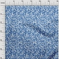 thumbnail image 2 of oneOone Polyester Spandex Medium Blue Fabric Animal Skin Sewing Material Print Fabric By The Yard 56 Inch Wide-XO8, 2 of 4
