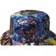thumbnail image 4 of Sombrero de cubo JAMW para hombres y mujeres estampados reversibles, 4 of 5