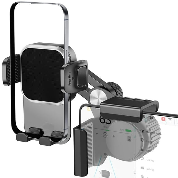Soporte de teléfono BSADIY para pantalla Tesla Model 3/Y 2025 de 4 a 7 pulgadas
