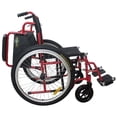 thumbnail image 5 of Silla De Ruedas Todo Terreno De Lujo Con Descasapies Tornado Rojo Medical Store SGLY, 5 of 5