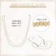 thumbnail image 2 of Uxcell 2 Pcs Crystal Beaded Glasses Lanyard, Adjustable Eyeglasses Holder Strap Glasses Chains Around Neck for Women Girls Sunglasses, Champagne Gold/Amber, 2 of 5